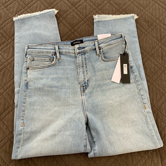 True Religion NWT Mid-rise Cropped Straight Starr Jeans size 30 - Picture 3 of 11